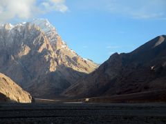 18 Looking Back At The Exit From The Aghil Pass Early Morning From Kulquin Bulak Camp In Shaksgam Valley On Trek To Gasherbrum North Base Camp In China.jpg